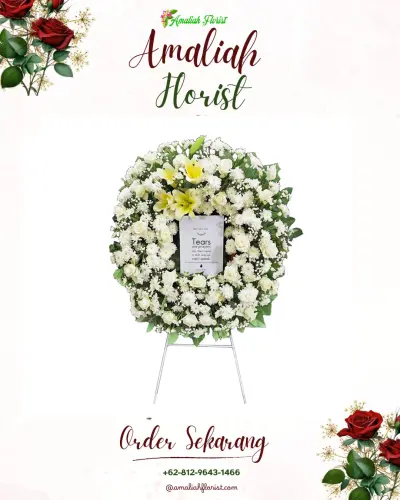 Krans Bunga Duka Cita di Setiamulya